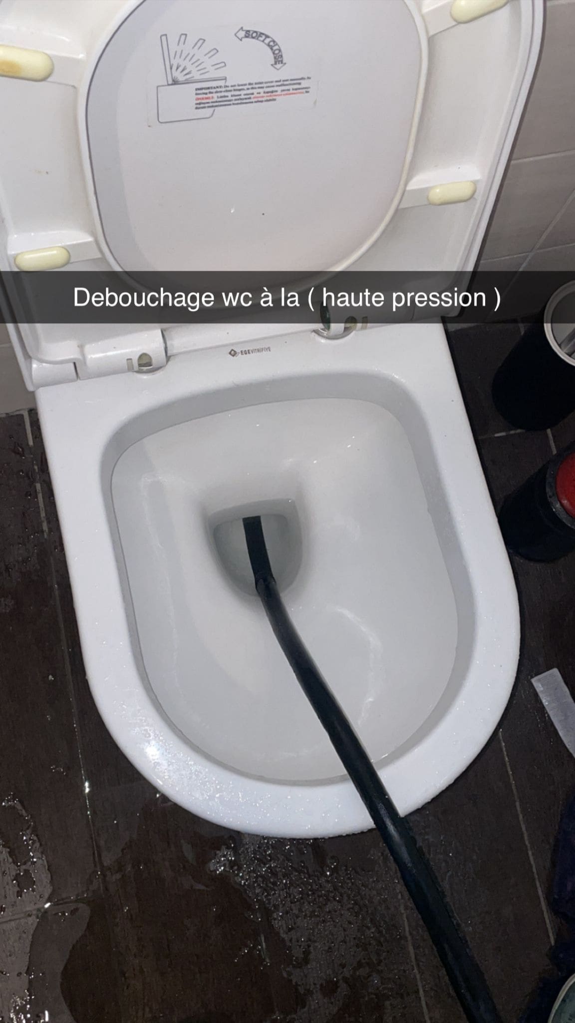 Débouchage WC Nivelles (Nijvel) à haute pression