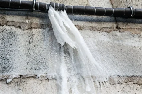 Canalisations gelées en hiver - Belgique