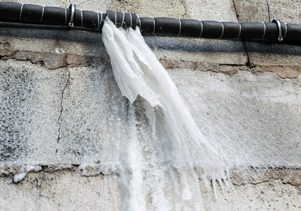 Canalisations gelées en hiver - Belgique