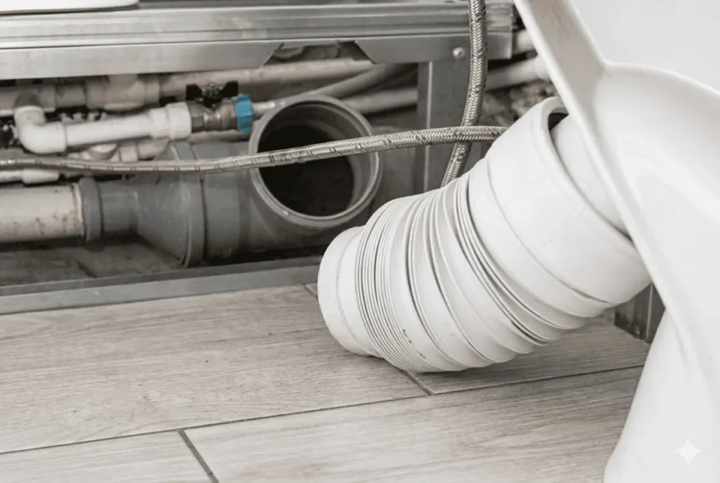 WC bouché avec problème d’évacuation au niveau du raccord